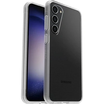 Image de OtterBox React Series Coque de protection pour téléphone portable antimicrobien élastomère thermoplastique (TPE), polycarbonate clair Samsung Galaxy S23+