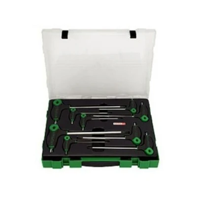 Afbeelding van TOPTUL GZC09040 Schroevendraaierset 9 T10, T15, T20, T25, T27, T30, T40, T45, T50 Kunststof koffer