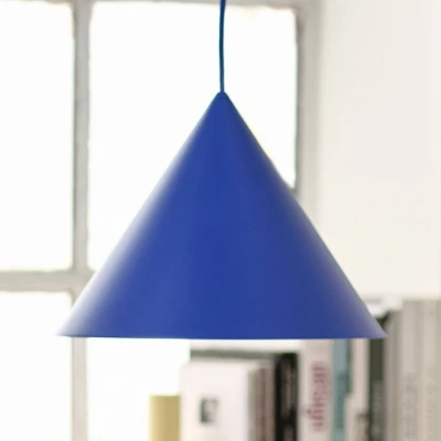 Afbeelding van FRANDSEN Benjamin hanglamp Ø 30 cm blauw mat