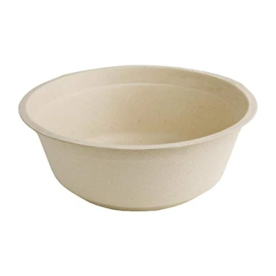 Afbeelding van Fiesta Compostable composteerbare bagasse kommen rond bruin 950ml (50 stuks)