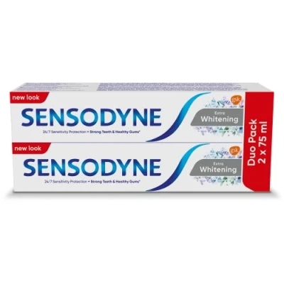 Afbeelding van Sensodyne Tandpasta Extra Whithening Duopak