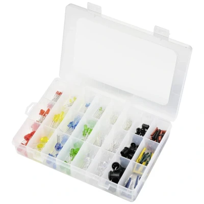 Afbeelding van TRU COMPONENTS LED assortiment Rood, Blue, Groen, Geel, Koud wit, Warm wit Rond 3 mm, 5 8 mm 30 7.5 mA, mA V, 15 V