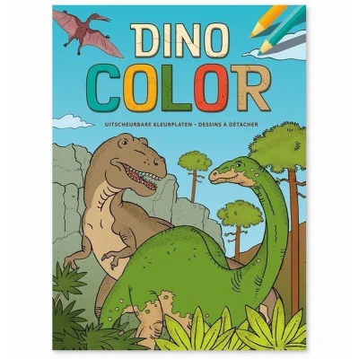 Afbeelding van Kleurblok Deltas Dino color
