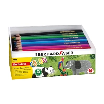Afbeelding van Eberhard Faber kleurpotloden Jumbo driekantig 72 stuks EF 511471