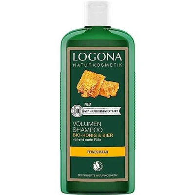 Afbeelding van LOGONA Naturkosmetik Volume shampoo, bier en honing
