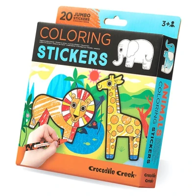 Afbeelding van Crocodile creek kleurstickers dieren