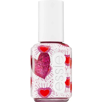 Afbeelding van essie® original 602 sparkles between us roze glitter nagellak 13,5 ml