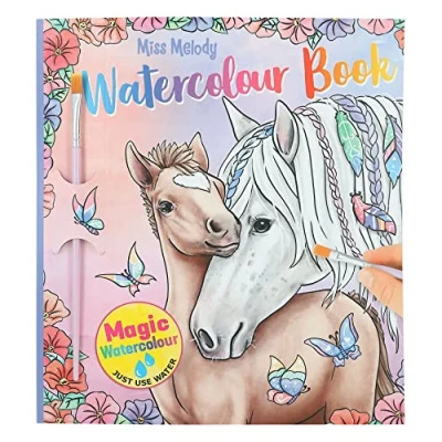 Afbeelding van Depesche Miss Melody Watercolour boek kleurboek
