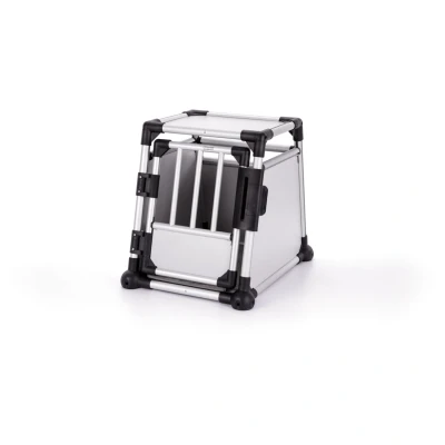 Afbeelding van Trixie Vervoersbox Auto Lichtgrijs Autohondenbench 48x57x64 cm