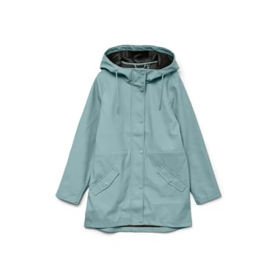 Image de VERO MODA Veste enduite Vmmalou Noos pour femme, Gris brumeux, XS