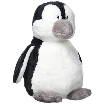 Afbeelding van Nici pinguin pluche knuffel zwart/grijs 20 cm