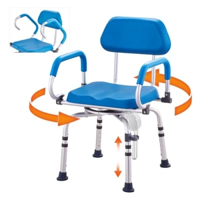 Image de VEVOR Siège de Douche Chaise Pivotante à 360 Charge 135 kg Bain