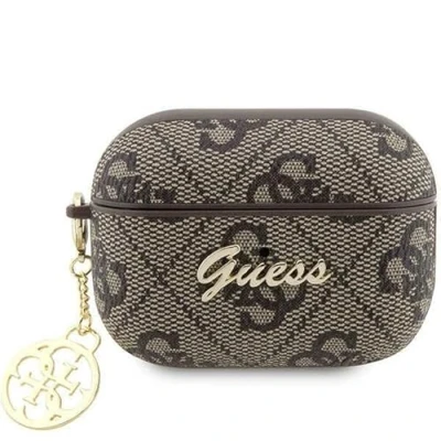 Afbeelding van Guess 4G PU Leather Case Apple Airpods Pro 2 (2e generatie) Bruin