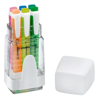 Image de STABILO Swing Cool Lot de 6 surligneurs avec couleurs différentes