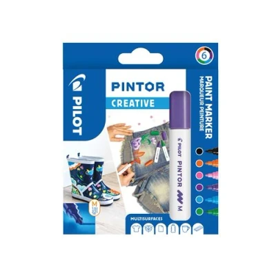 Image de Set de 6 marqueurs Pilot Pen Pintor fun pointe moyenne