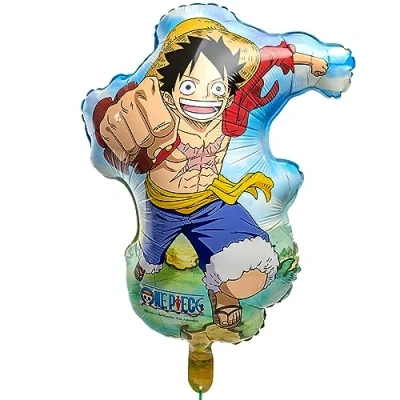 Afbeelding van One Piece Opblaasbare ballon XXL Monkey D. Ruffy feestdecoratie Manga feestaccessoires kinderverjaardagsdecoratie Luffy (One Monkey)