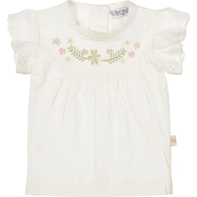 Afbeelding van Dirkje Meisjes Blouse Off white