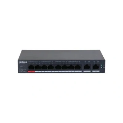 Afbeelding van Dahua Switch CS4010 8ET 110 Type L2 Desktop/pedestal PoE poorten 8 DH (8 Havens), Netwerkschakelaar, Zwart