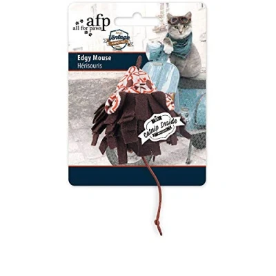 Afbeelding van All For Paws Edgy Mouse Kattenspeelgoed 24x16x5 cm Assorti