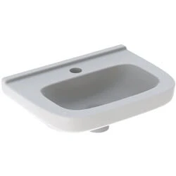 Afbeelding van Geberit 300 Basic fontein wit (40 x 25 cm) 1 kraangat, zonder