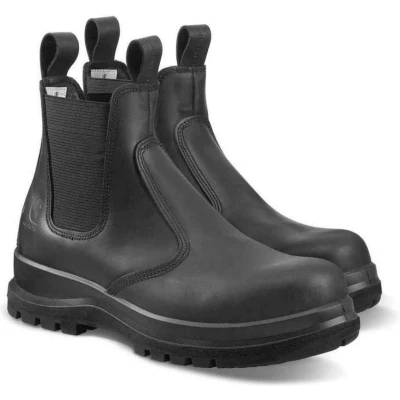 Afbeelding van Carhartt, Carter Rugged Flex S3 Chelsea veiligheidsschoenen voor heren, zwart.