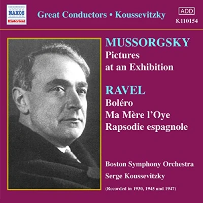 Afbeelding van Great Conductors Koussevitzky Mussorgsky, Ravel