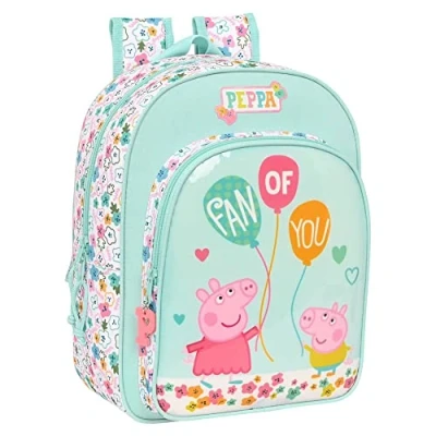 Afbeelding van Schoolrugzak Peppa Pig Cosy corner Licht Blauw (26 x 34 11 cm)