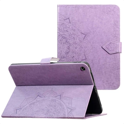 Afbeelding van imoshion Mandala Bookcase voor de Samsung Galaxy Tab A9 Plus Lila