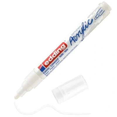 Afbeelding van Acrylmarker edding e 5100 medium verkeerswit