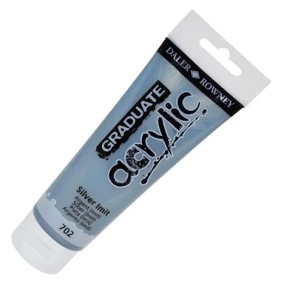 Afbeelding van Daler Rowney Acryl kleurverloop, zilverkleurig, 120 ml