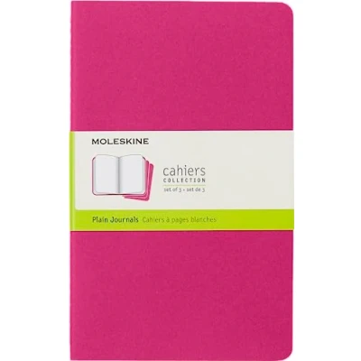 Image de Cahier blanc grand format kinetic rose set de 3