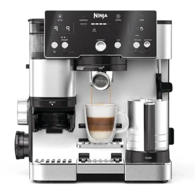Image de Machine à Café 2 en 1 Ninja Luxe Essential ES501EU 1650 W Noir et Inox
