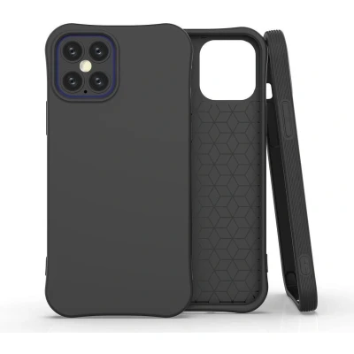 Afbeelding van TulipCase duurzaam telefoonhoesje iPhone 12 Pro zwart 8720153792219