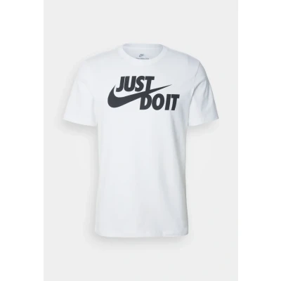 Afbeelding van Nike Sportswear TEE JUST DO IT Tshirt print, Heren, Maat: Large, White/black