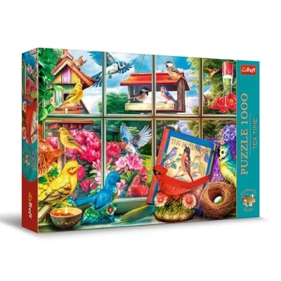 Afbeelding van Trefl 1000 Premium Plus Tea Time: World of birds_FSC Mix 70%.