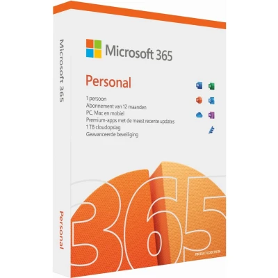 Afbeelding van Microsoft Office 365 Personal NL Abonnement 1 jaar