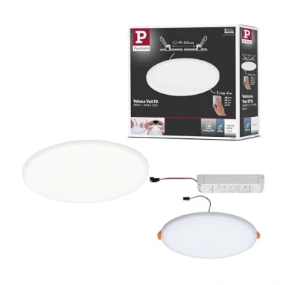 Afbeelding van Paulmann 93067 EB Panel Veluna VariFit LED inbouwlamp 17.50 W Satijn