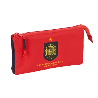 Afbeelding van Schoolpennenzak RFEF Rood Blauw (22 x 12 3 cm)