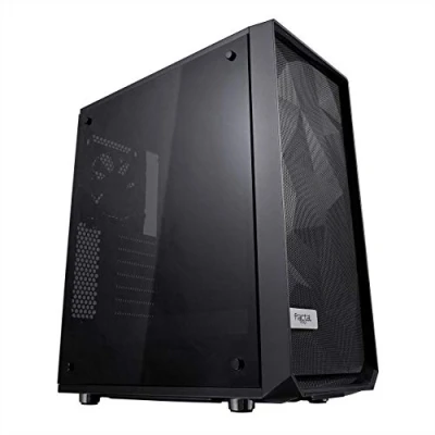 Image de Fractal Design Meshify C Dark TG Tour ATX panneau latéral fenêtré (verre trempé) pas d&#039;alimentation (ATX) noir USB/Audio