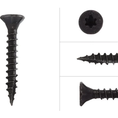 Afbeelding van Wovar Zwarte Schroeven Verzinkt 3.5 x 25 mm Torx 20 met Snijpunt 100 Stuks Houtschroeven