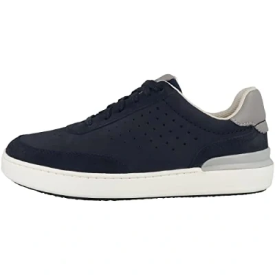 Afbeelding van Clarks Courtlite TOR Sneakers laag navy, Heren, Maat: 41, Navy Nubukleer