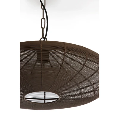 Afbeelding van Light &amp; Living Hanglamp BAHOTO Ø51x20cm Bruin