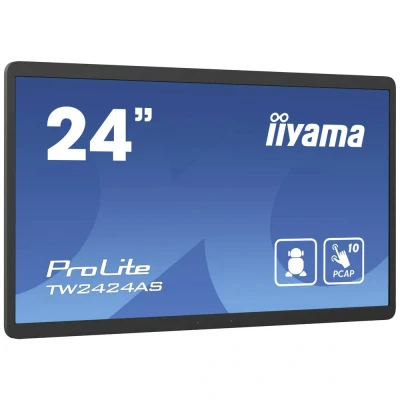 Afbeelding van Iiyama ProLite TW2424AS B1 Digital Signage display 61 cm 24 inch 1920 x 1080 Pixel 24/7