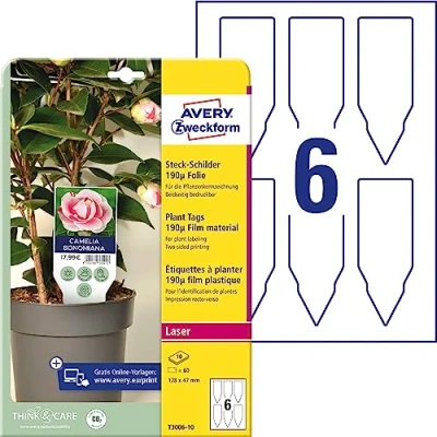 Afbeelding van Avery T3006 10 plantaccessoire Plantetiket