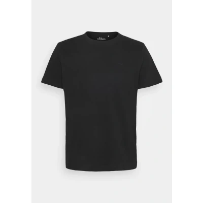 Afbeelding van s.Oliver Tshirt basic, Heren, Maat: Large, Black