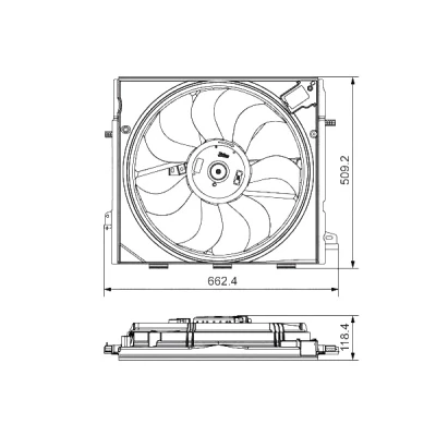 Afbeelding van Koelventilatorwiel VALEO 696873