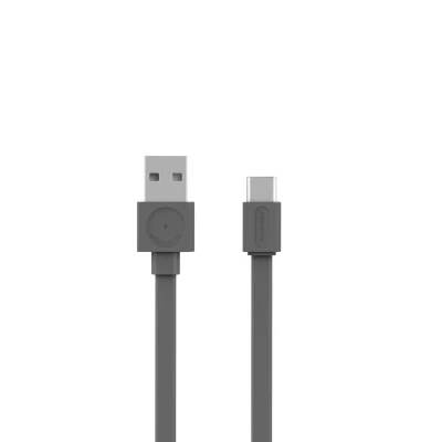 Afbeelding van Allocacoc USBKabel Plat USB C Grey