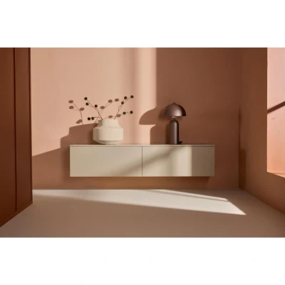 Afbeelding van Santo zwevend TV meubel 160 cm beige
