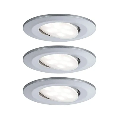 Afbeelding van Paulmann Calla LED inbouwlamp voor badkamer Set van 3 stuks 19.5 W IP65 Chroom (mat)