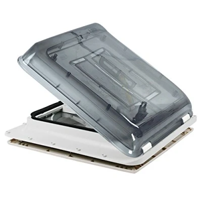 Afbeelding van Fiamma Turbo Vent Crystal crankdakkap Polar Control met thermostaat 40 x voor caravans of campers